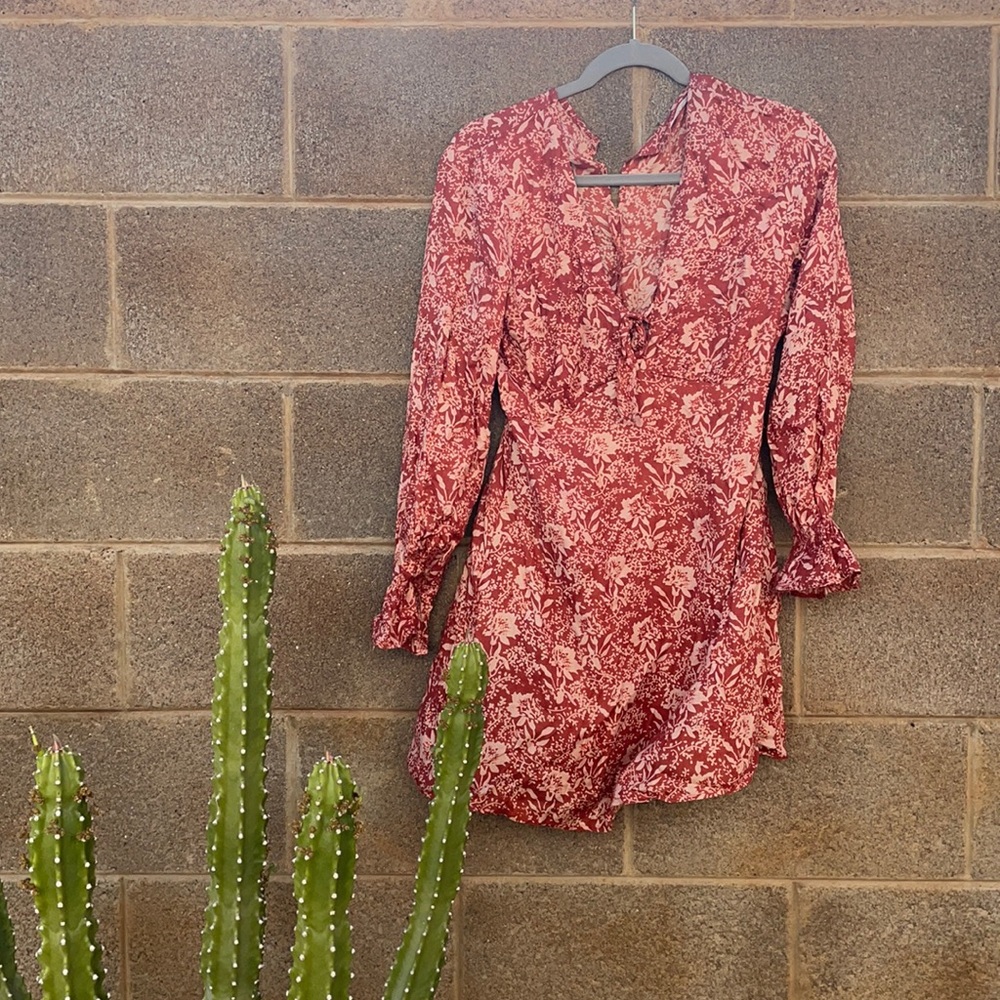 All in Favor Blouson Mini Dress